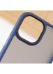 TPU + PC чохол Metal Buttons для Apple iPhone 13 (6.1 ") Синій