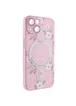 TPU+PC чехол Secret Garden with MagSafe для Apple iPhone 13 (6.1") Pink