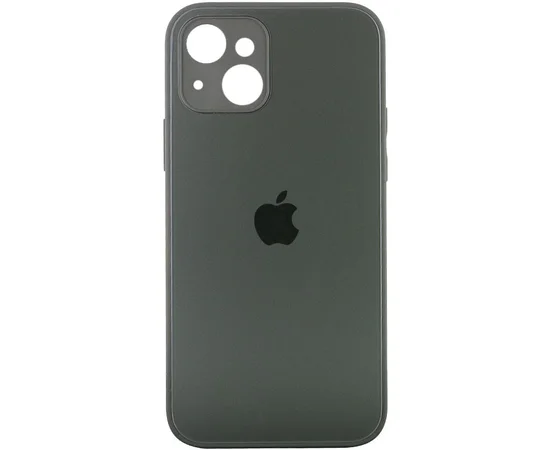 TPU+Glass чехол Matte Candy Full camera для Apple iPhone 13 (6.1") Зеленый