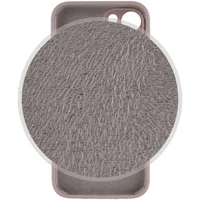 Чохол Silicone Case Full Camera Protective (AA) Apple iPhone 13 (6.1") Сірий / Lavender / PVH