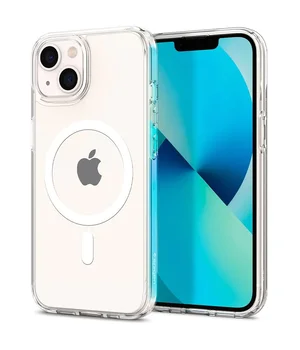 Чехол SGP Ultra Hybrid (MagFit) для Apple iPhone 13 (6.1") Прозрачный