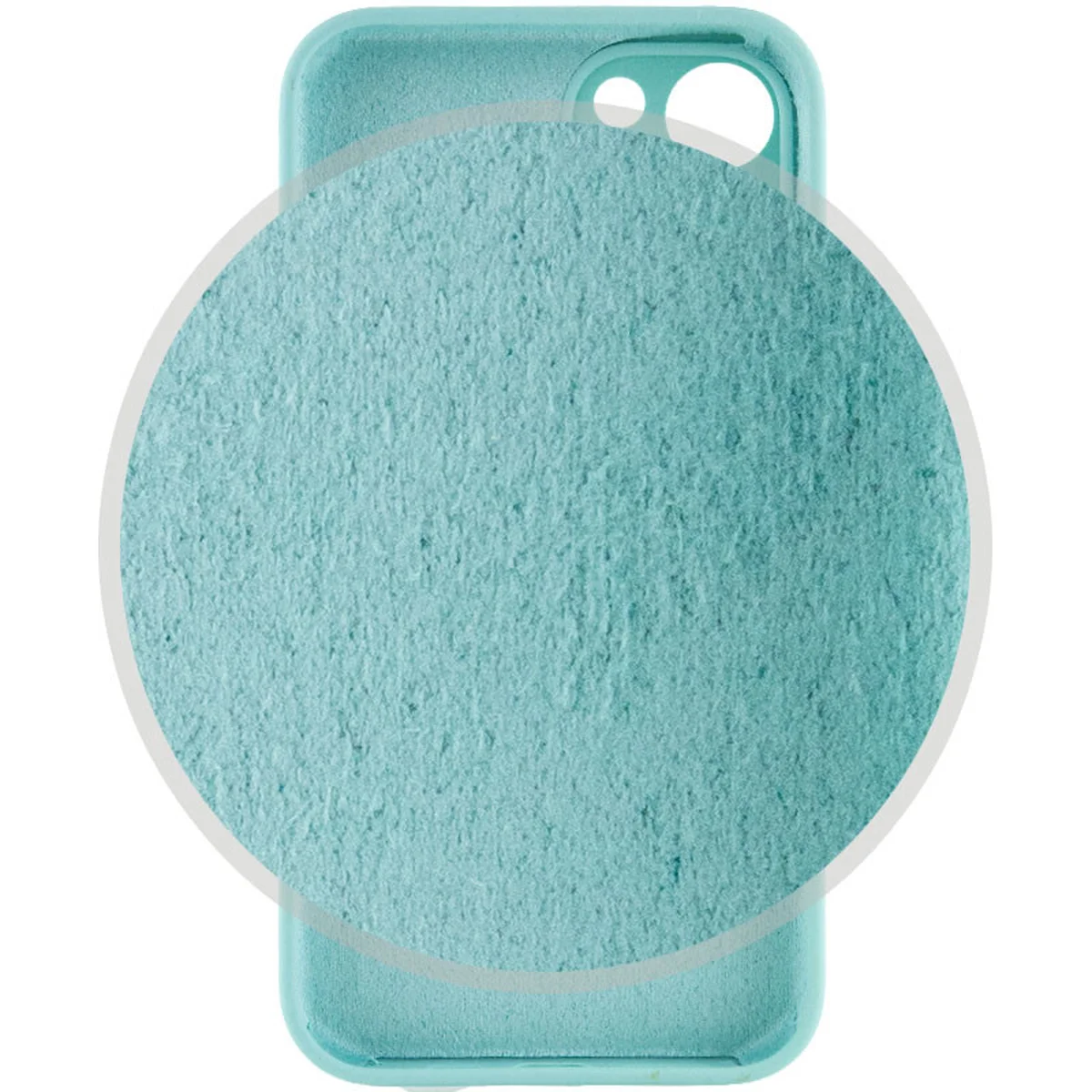 Чохол Silicone Case Full Camera Protective (AA) Apple iPhone 13 (6.1") Бірюзовий / Marine Green / PVH