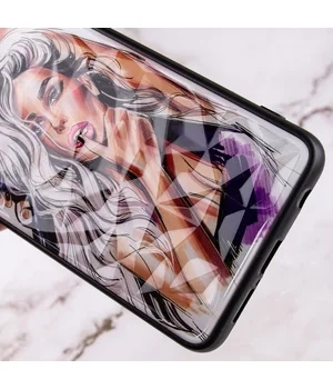 TPU+PC чехол Prisma Ladies для Apple iPhone 13 (6.1") Purple