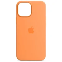 Чохол Silicone case (AAA) full with Magsafe для Apple iPhone 13 (6.1") Помаранчевий / Marigold