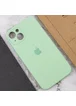Чехол Silicone Case Full Camera Protective (AA) для Apple iPhone 13 (6.1") Зеленый / Pistachio