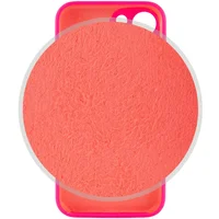 Чохол Silicone Case Full Camera Protective (AA) Apple iPhone 13 (6.1") Рожевий / Barbie pink