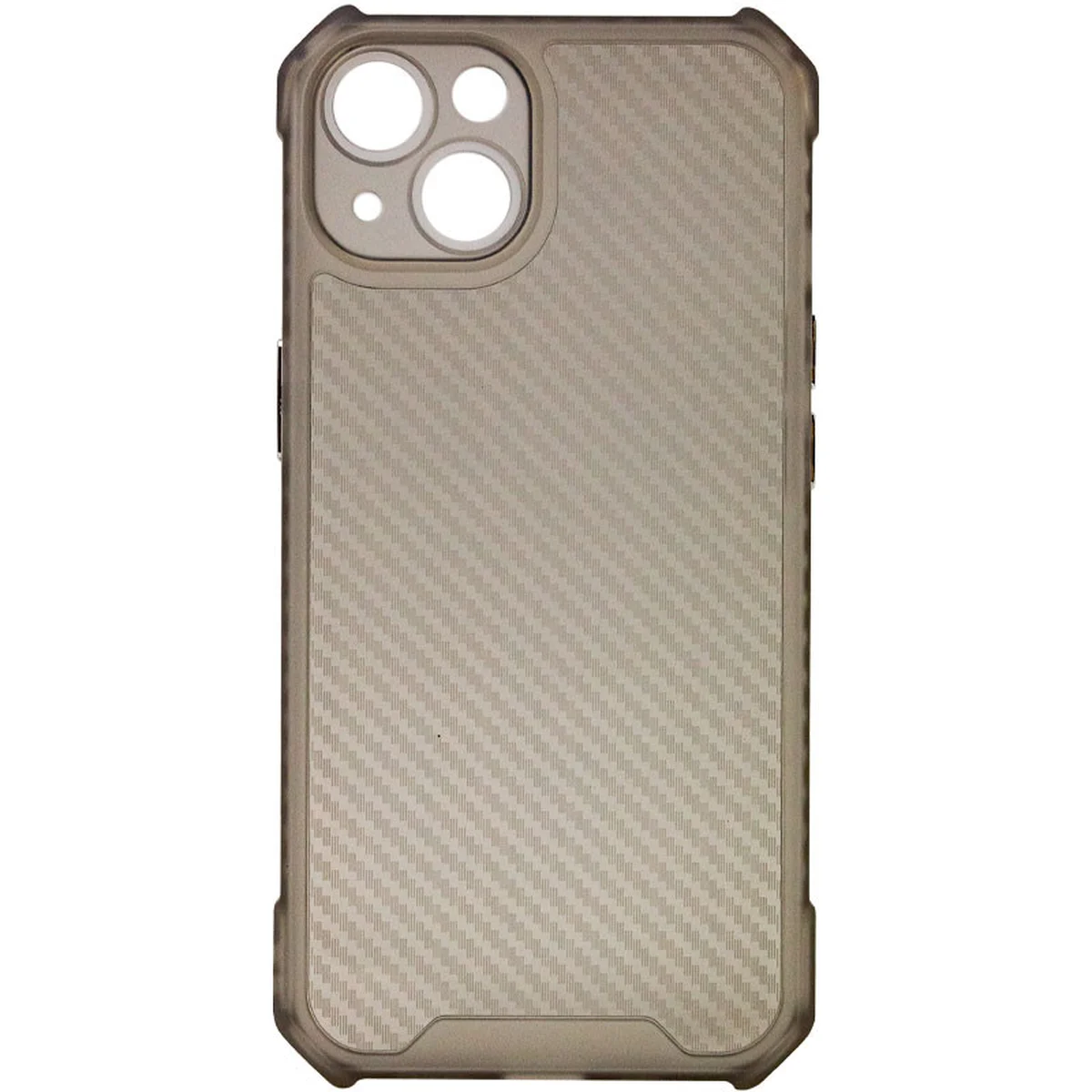 Чохол TPU Ease Carbon для Apple iPhone 13 (6.1") Чорний / Прозорий