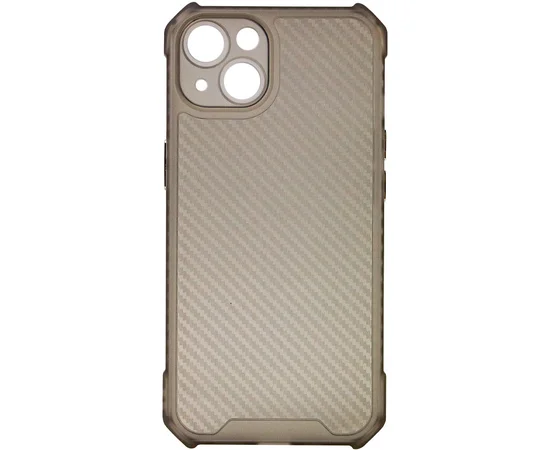 Чехол TPU Ease Carbon color series для Apple iPhone 13 (6.1") Черный / Прозрачный