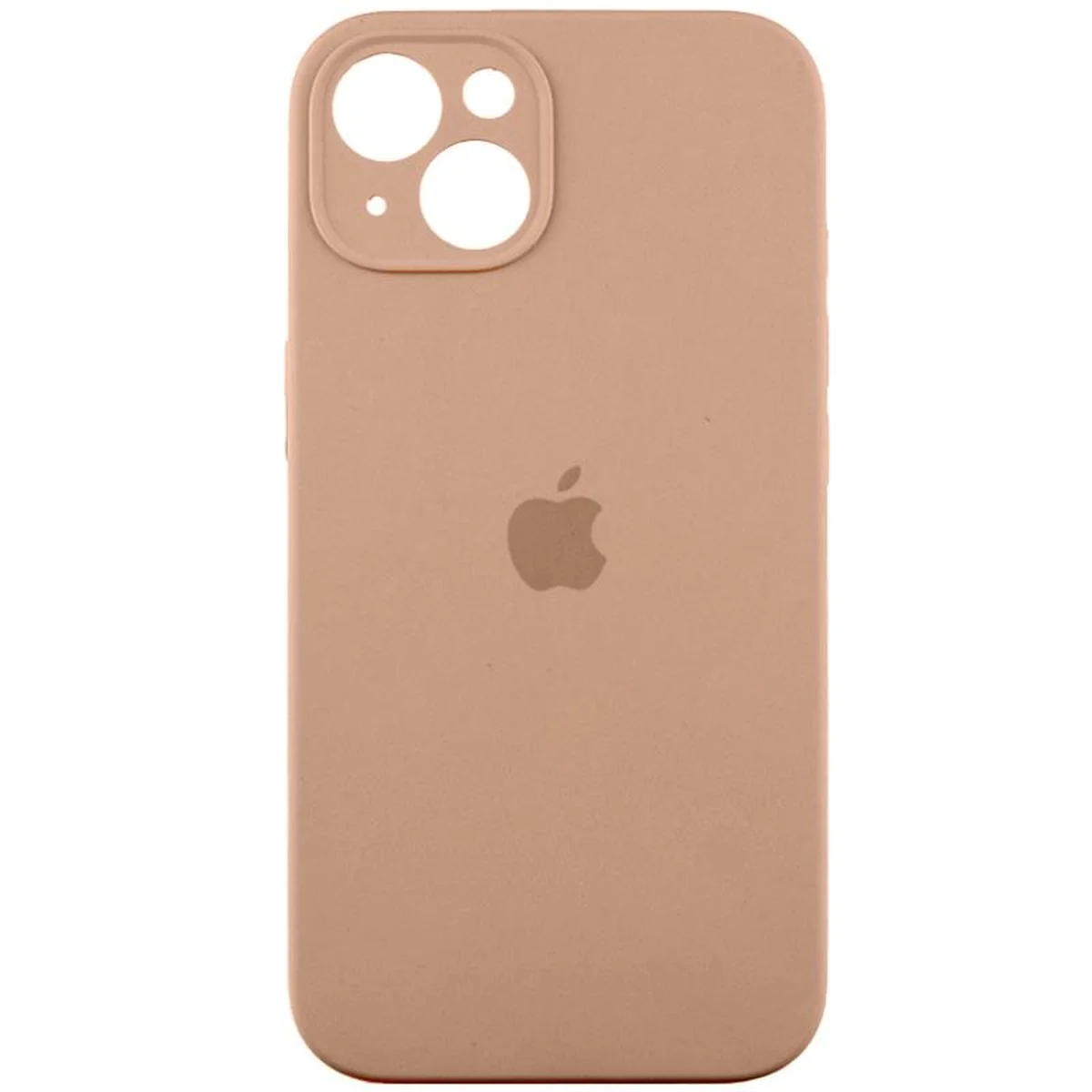 Чехол Silicone Case Full Camera Protective (AA) для Apple iPhone 13 (6.1") Бежевый / Desert Gold