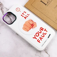 TPU+PC чехол Funny pictures with MagSafe для Apple iPhone 13 (6.1") It's all