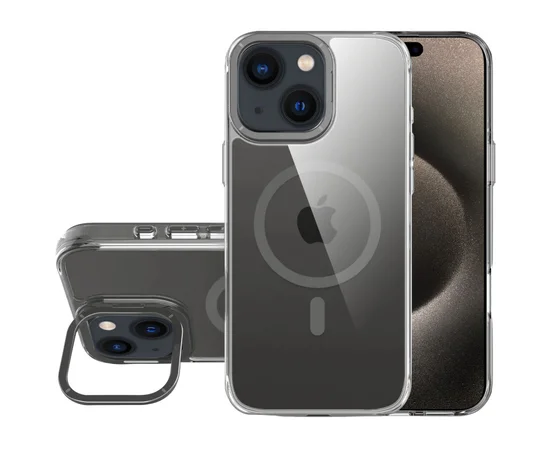 Чехол TPU Space Case Apex with MagSafe для Apple iPhone 13 / 14 / 15 (6.1") Grey