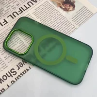 Чехол TPU+PC Lily with MagSafe для Apple iPhone 13 (6.1") Army Green