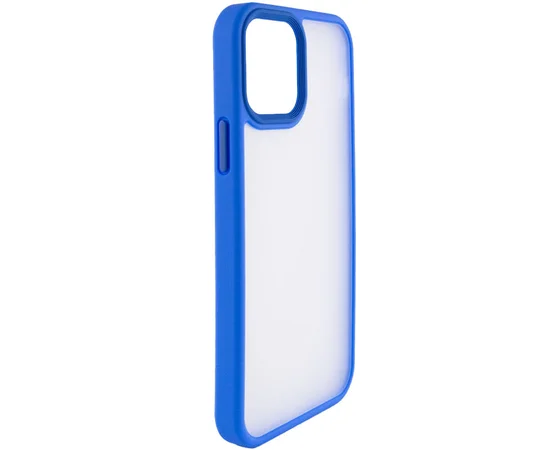 TPU + PC чохол Metal Buttons для Apple iPhone 13 (6.1 ") Блакитний