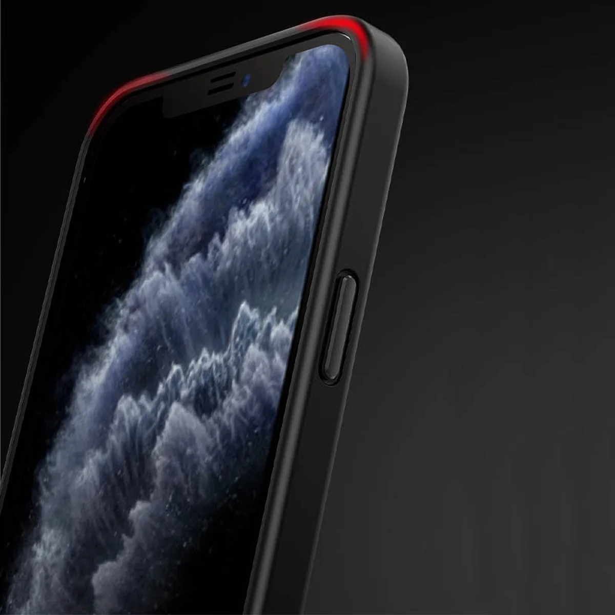 TPU+PC чехол Metal Buttons для Apple iPhone 13 (6.1") Черный