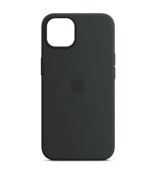Чохол Silicone case (AAA) full with Magsafe and Animation для Apple iPhone 13 (6.1") Чорний / Midnight