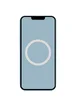 Чехол Silicone case (AAA) full with Magsafe and Animation для Apple iPhone 13 (6.1") Голубой / Blue Fog