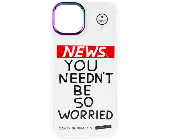 TPU+PC чехол Funny pictures with MagSafe для Apple iPhone 13 (6.1") News