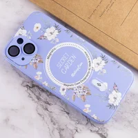 TPU+PC чехол Secret Garden with MagSafe для Apple iPhone 13 (6.1") Lilac