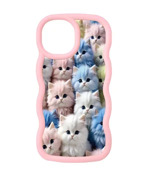 Чехол TPU Cloudy Pictures для Apple iPhone 13 / 14 (6.1") Kittens