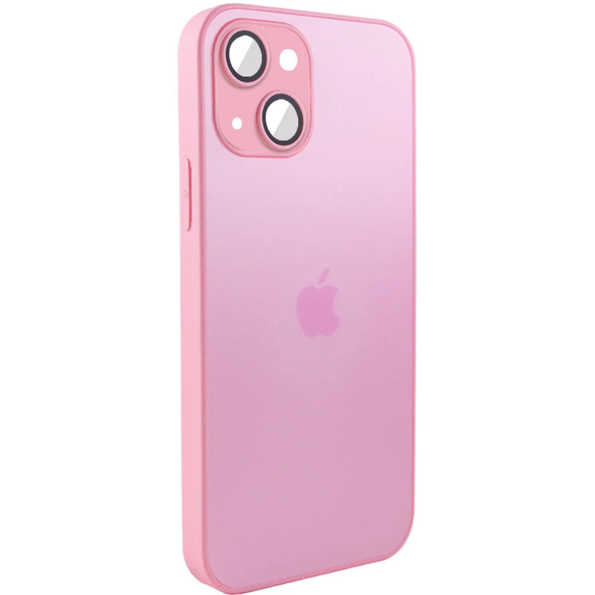 Чехол TPU+Glass Sapphire matte case для Apple iPhone 13 (6.1") Chanel Pink