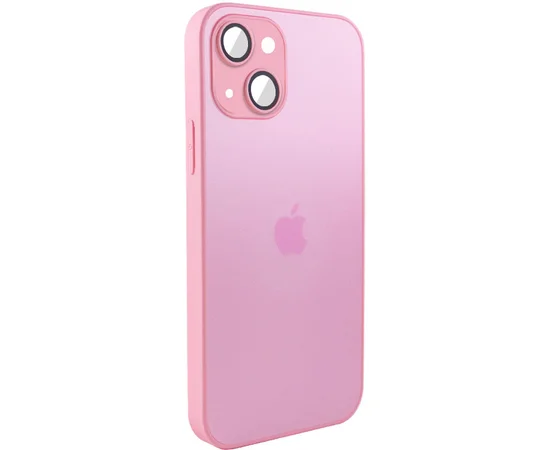Чехол TPU+Glass Sapphire matte case для Apple iPhone 13 (6.1") Chanel Pink