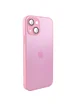 Чехол TPU+Glass Sapphire matte case для Apple iPhone 13 (6.1") Chanel Pink