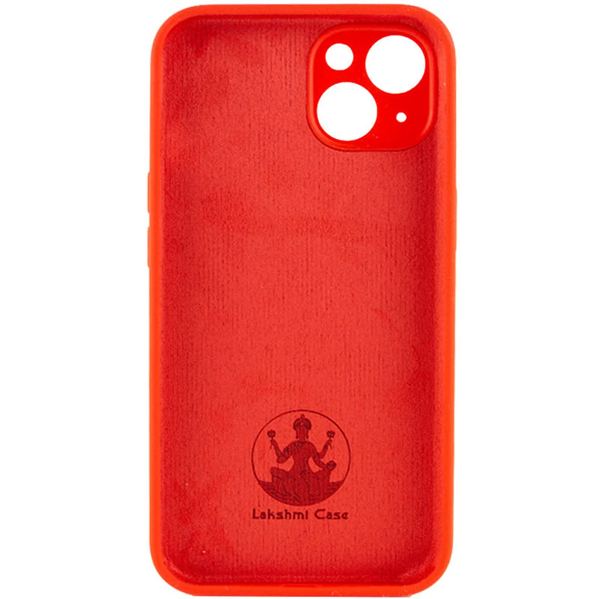 Чехол Silicone Case Lakshmi Square Full Camera для Apple iPhone 13 (6.1") Красный / Red