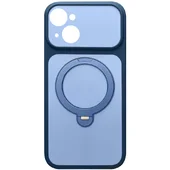 Чехол Ummi Full Camera with MagSafe HQ Ring для Apple iPhone 13 (6.1") Navy Blue