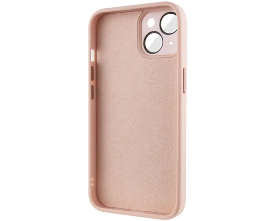 Чехол TPU+Glass Sapphire Midnight для Apple iPhone 13 (6.1") Розовый / Pink Sand