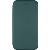Кожаный чехол-книжка Classy для Apple iPhone 13 (6.1") Зеленый