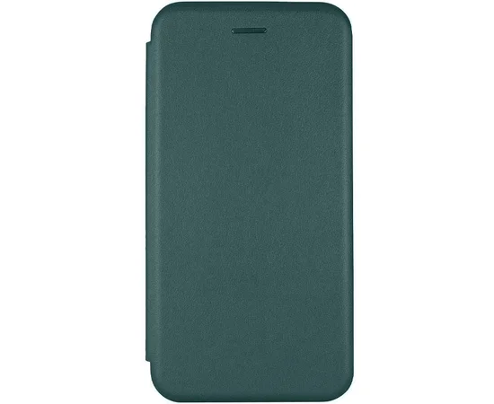 Кожаный чехол-книжка Classy для Apple iPhone 13 (6.1") Зеленый