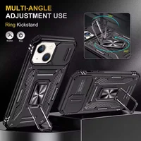 Ударопрочный чехол Camshield Army Ring для Apple iPhone 13 (6.1") Черный / Black