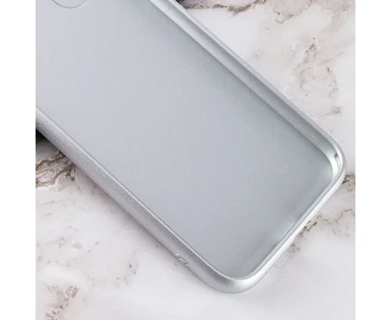 TPU+Glass чехол Matte Candy Full camera для Apple iPhone 13 (6.1") Белый