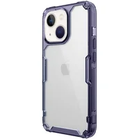 TPU чехол Nillkin Nature Pro Series для Apple iPhone 13 / 14 (6.1") Темно-фиолетовый (прозрачный)