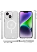 Чехол TPU Galaxy Sparkle (MagFit) для Apple iPhone 13 / 14 (6.1") Clear+Glitter