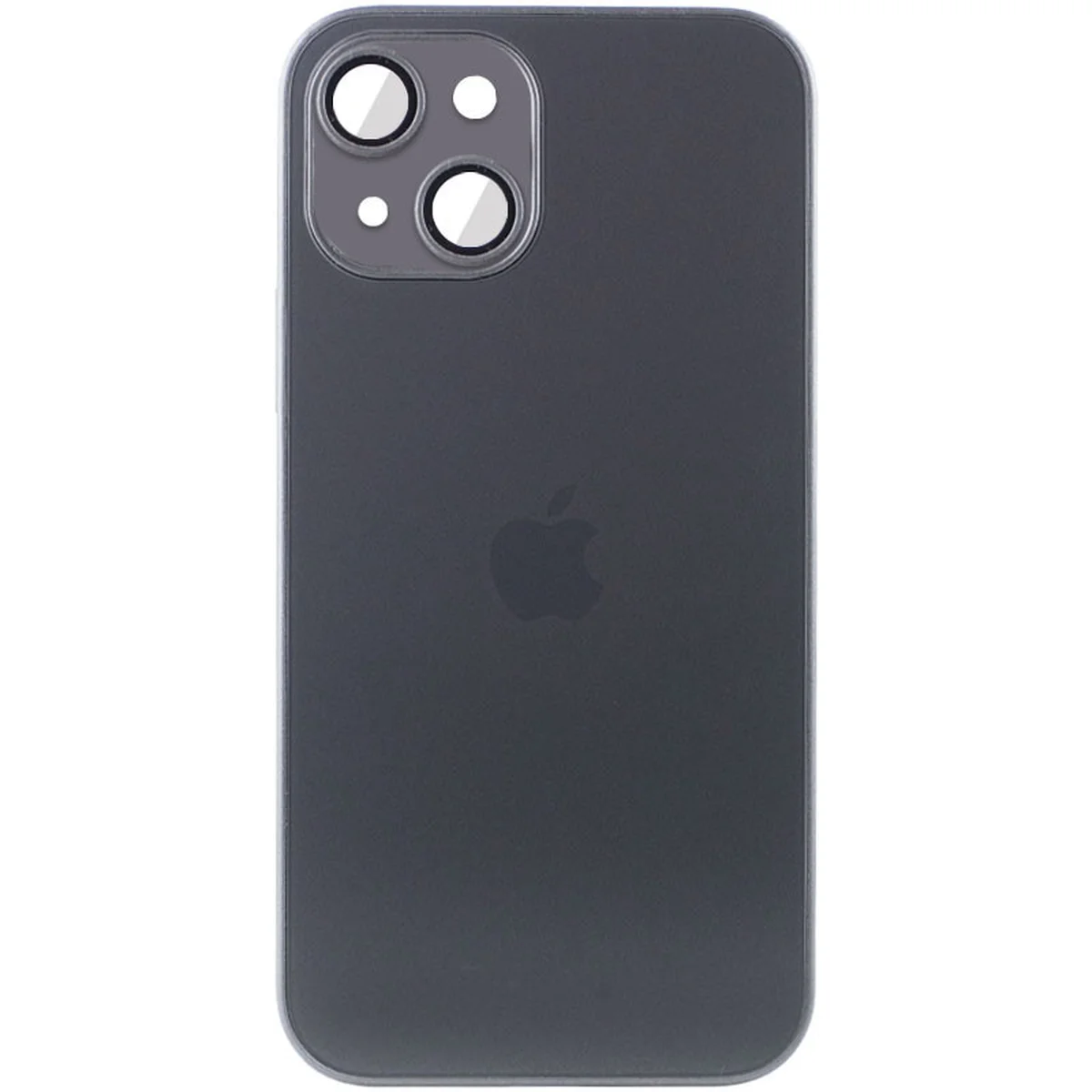 Чохол TPU+Glass Sapphire matte case для Apple iPhone 13 (6.1") Graphite Black