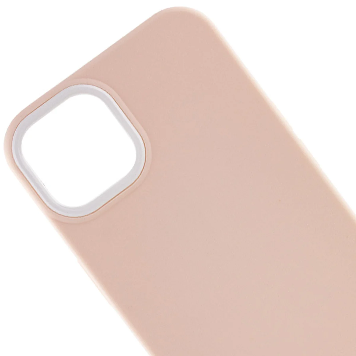 Чехол TPU+PC Bichromatic для Apple iPhone 13 (6.1") Grey-beige / White