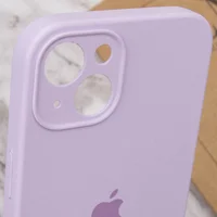 Чехол Silicone Case Full Camera Protective (AA) для Apple iPhone 13 (6.1") Сиреневый / Lilac