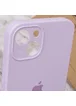 Чехол Silicone Case Full Camera Protective (AA) для Apple iPhone 13 (6.1") Сиреневый / Lilac