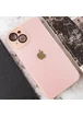Чехол TPU+Glass Sapphire Midnight для Apple iPhone 13 (6.1") Розовый / Pink Sand