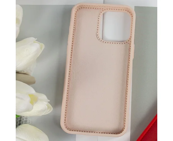 Чехол Silicone Case Full Protective with Ring для Apple iPhone 13 / 14 (6.1") Pink