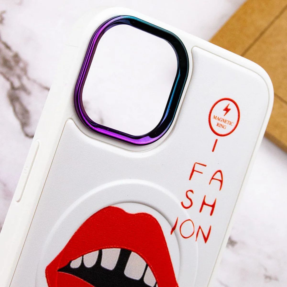 TPU+PC чехол Funny pictures with MagSafe для Apple iPhone 13 (6.1") Fashion