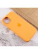 Чехол Silicone case (AAA) full with Magsafe and Animation для Apple iPhone 13 (6.1") Оранжевый / Marigold