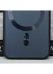Чехол TPU+Glass Sapphire Midnight with MagSafe для Apple iPhone 13 (6.1") Черный / Black