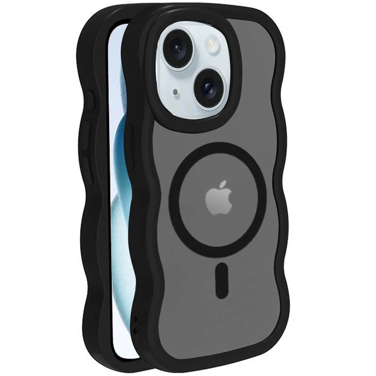 Чехол TPU+PC Undine with MagSafe для Apple iPhone 13 / 14 (6.1") Black