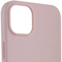 Чехол Silicone case (AAA) full with Magsafe для Apple iPhone 13 (6.1") Розовый / Chalk Pink