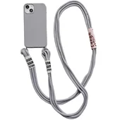 Чехол TPU two straps California для Apple iPhone 13 (6.1") Серый / Stone