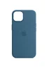 Чехол Silicone Case Full Protective (AA) для Apple iPhone 13 (6.1") Синий / Blue Jay