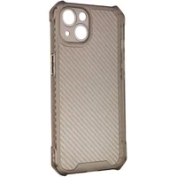 Чохол TPU Ease Carbon для Apple iPhone 13 (6.1") Чорний / Прозорий
