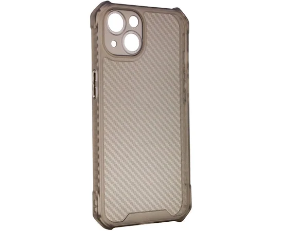 Чехол TPU Ease Carbon color series для Apple iPhone 13 (6.1") Черный / Прозрачный